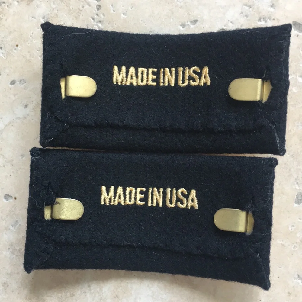 N/A pair embroidered